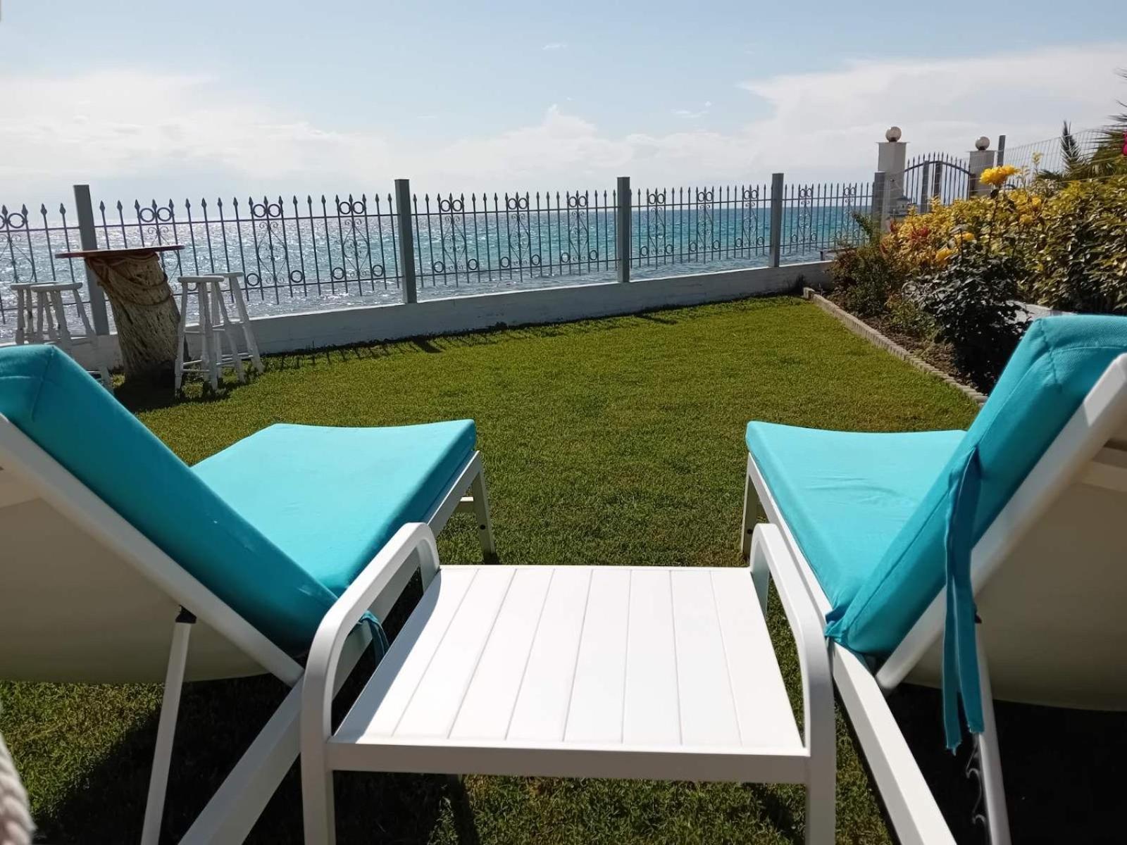 Beachfront Villa Athina Vergia Exterior photo